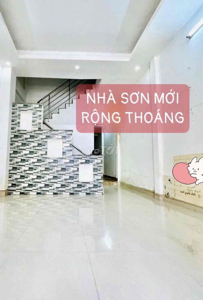 NHÀ RỘNG ĐẸP, trung tâm PHÚ NHUẬN,DÀI 14m, 1 TRỆT 1L 2P. NGỦ ơ và Lv