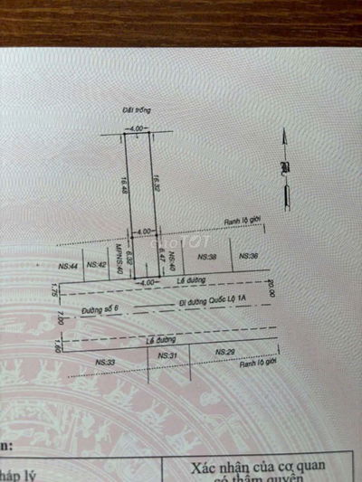 Bán đất Mặt Tiền Kinh Doanh đường số 6 Bình Tân (4m*22m) gần trườg học