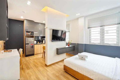 ✅ Cho Thuê Căn Hộ Studio Tách Bếp_Full NT gần Nguyễn Thị Minh Khai ✅