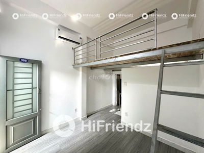 Phòng trọ có gác cao, máy lạnh gần Đại học Văn Hiến