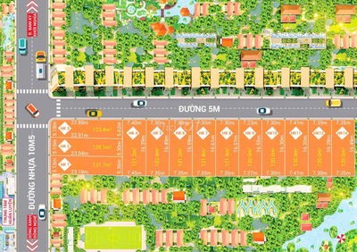 30 lô đất sát đường nhựa 10m, dt 120-140m2, giá chỉ từ 1 tỷ 180tr