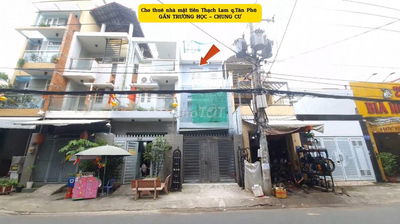 Cho thuê nhà mặt tiền Thạch Lam 72m², 2Lầu-18Triệu - Gần TRƯỜNG HỌC