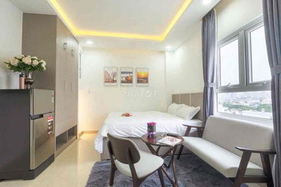Phòng Studio Thiết Kế Sang Choảnh Cửa Sổ Trời Giá Rẻ Gần Lotte Quận 7