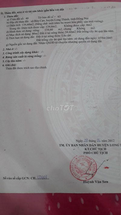 Bán đất mặt tiền Sân bay Long Thành