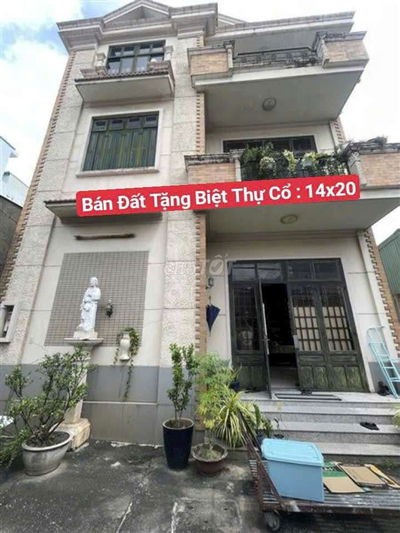BÁN ĐẤT: TẶNG BIỆT THỰ CỔ ( 21 Tỷ )