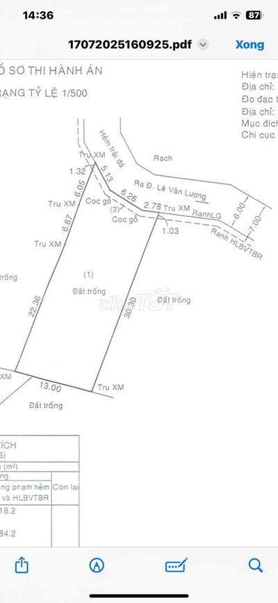 bán đất thổ cư  giá rẻ Nhơn Đức nhà bè
