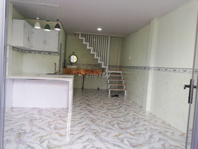 Nhà một trệt, một gác suốt 28m2, 2 phòng ngủ, Tân Thạnh Đông, Củ Chi