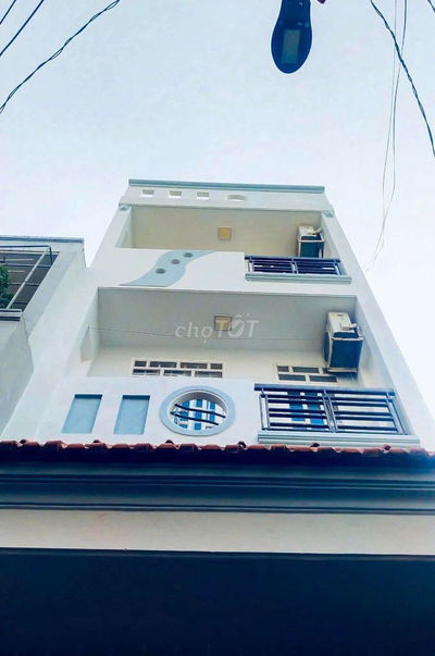 Nhà  mới ken trệt 3 lầu  xe hơi f12 cực rẻ