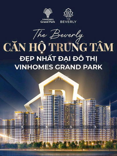 Đẳng Cấp Beverly từ CĐT Vinhomes,Tặng1 Xe Vinfast,2 Suốt học bỗng Vin.