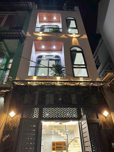 Bán nhà 4 tầng mới xây Tân Bình – gần Ga T3, oto vào nhà