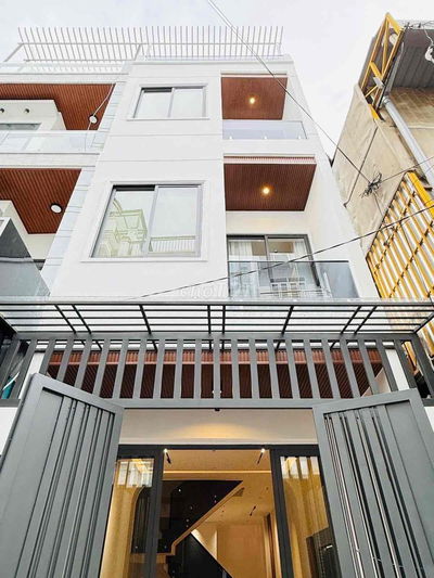BÁN NHÀ 4 TẦNG MỚI 60m² (4x15m) – TÂN BÌNH, GẦN SÂN BAY – XE HƠI TRÁNH