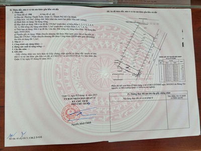 ĐẤT TX21,DR:163m2,SỔ HỒNG SẴN, GIÁ 6.15 TỶ