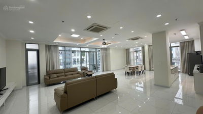 Penhouse màu trắng phong cách mỹ đơn giản nhưng đủ công năng phù hợp với gia đình chuyên gia