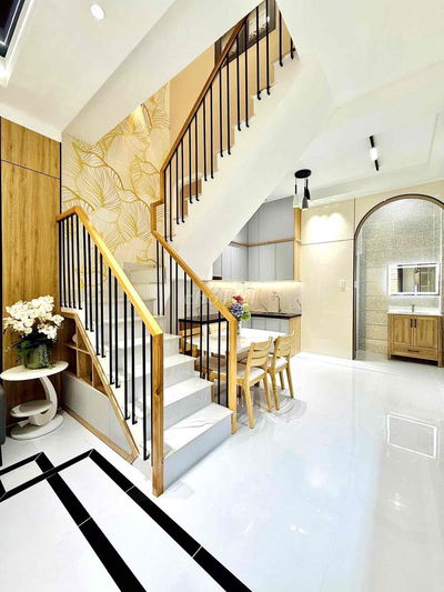 4❌9m, BÁN NHÀ NGUYỄN VĂN KHỐI, KO LỘ GIỚI, 2 T, 3PN, P9 GÒ VẤP, 4 TỶ x