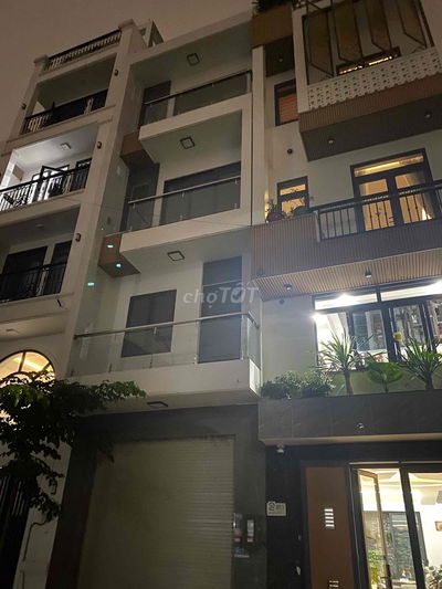 nhà mới 5 tầng HXH, khu phân lô, 5pn, sát bên Gò Vấp