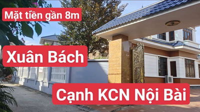 2.5x tỷ Xuân Bách - Đất KCN Nội Bài và Sân Bay xe 7 chỗ thông ngõ
