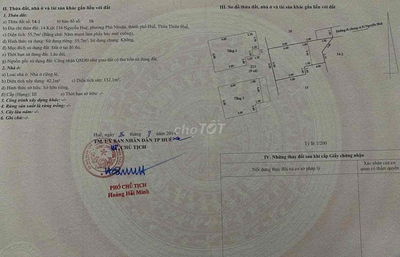 Nhà 3 tầng, kiệt 134 Nguyễn Huệ, Tp Huế (đối diện trường ĐH Khoa học)