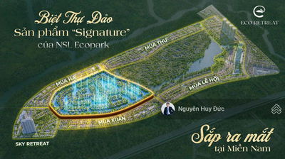 Nhận booking dòng biệt thự Đảo Eco Retreat - siêu phẩm thấp tầng của NSL Ecopark LH 0903 040 ***