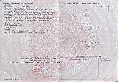 CẦN BÁN GẤP MIẾNG ĐẤT SÁT BÊN TRƯỜNG HỌC Ở AN LINH PHÚ GIÁO