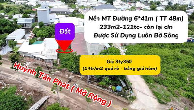 HOT Nền MT Đường 10m Gần TT RG-233m2 Giá 14tr/m2 Rẻ Hơn Hẻm