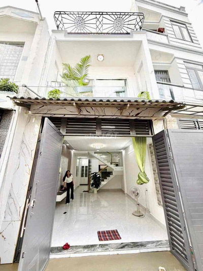 QUẬN 12. NHÀ PHỐ SIÊU ĐẸP 4x12. ĐÚC 1 LẦU HẺM 4M