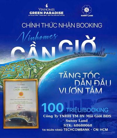 SUẤT ƯU TIÊN CHỌN CĂN TRONG GIỎ HÀNG ĐẸP NHẤT VINHOMES GREEN PARADISE CẦN GIỜ