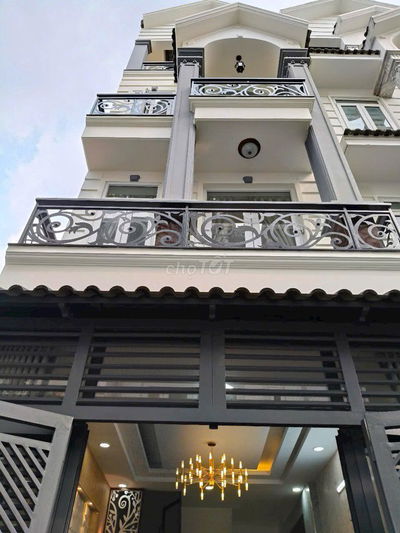 Bán nhà mới HXH ôtô vô khu đồng bộ cao tầng dân trí an ninh, 4PN 5WC