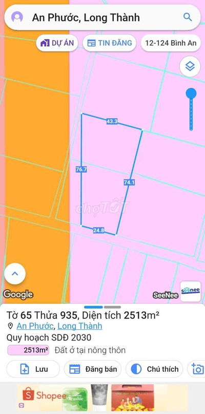 BÁN ĐẤT MẶT TIỀN KHU CÔNG NGHIỆP