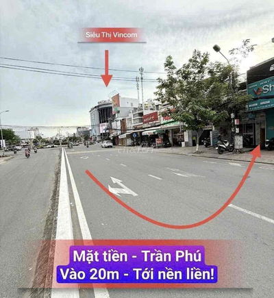 Bán nền rộng 96,8m2 kế siêu thị Vincom Hùng Vương - Cách Trần Phú 20m
