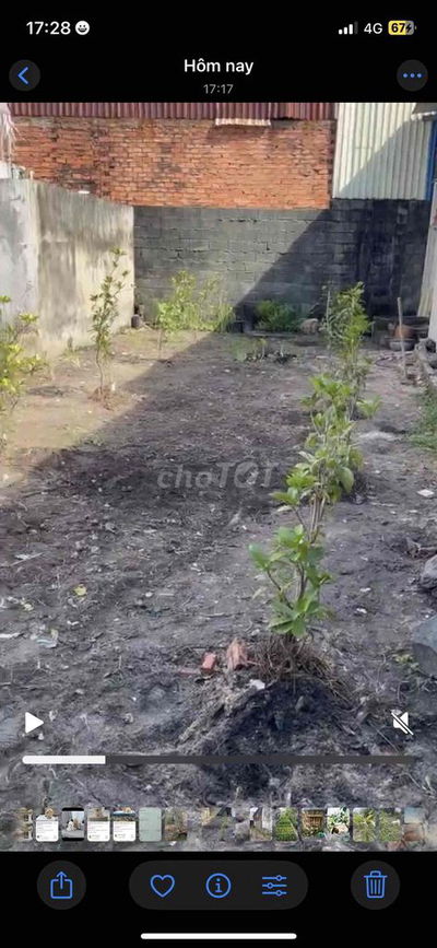 Đất full thổ cư, tổng diện tích đất 100m vuông, thổ cư 70m vuông