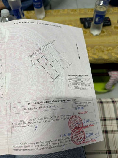 Đất thổ cư đường Tân Hiệp 30, Hóc Môn