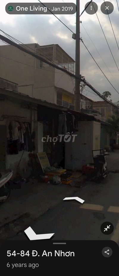 NHÀ HAI MẶT TIỀN HẺM 220 NGUYỄN OANH/ĐƯỜNG AN NHƠN - DIỆN TÍCH 215m2