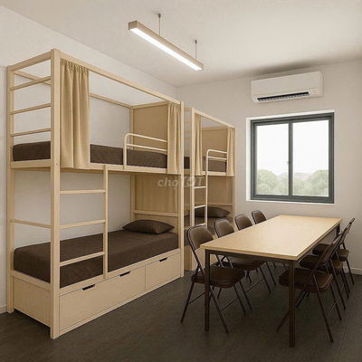 KTX xanh sạch đẹp và chill, đầy đủ tiện nghi