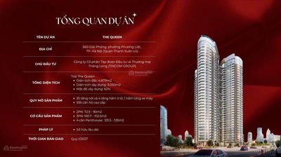 Mở bán The Queen 360 Giải Phóng - Trực tiếp CĐT, chiết khấu 9.5%. Miễn phí dịch vụ. HTLS 0%