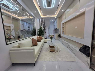 Ô tô đỗ cửa phố Đại La, Nhà đẹp tặng full nội thất xịn, lô góc 35m
