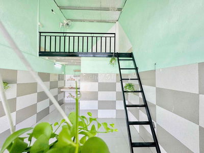 Phòng trọ có gác cao thoáng mát, giá rẻ ở Nguyễn Xiển, Long Thạnh Mỹ