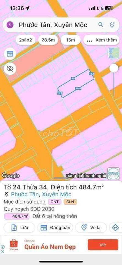Đất Ở Xã Hồ Tràm - TpHcm
