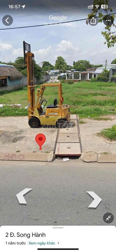 cho thuê lô đất diện tích 500m2 mặt tiền đường Song Hành