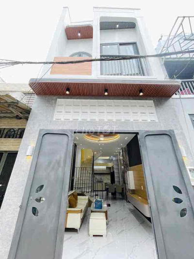 BÁN NHÀ 1 LẦU , 2 MẶT HẺM XE HƠI , P16, GÒ VẤP – GẦN CITYLAND – TẶNG