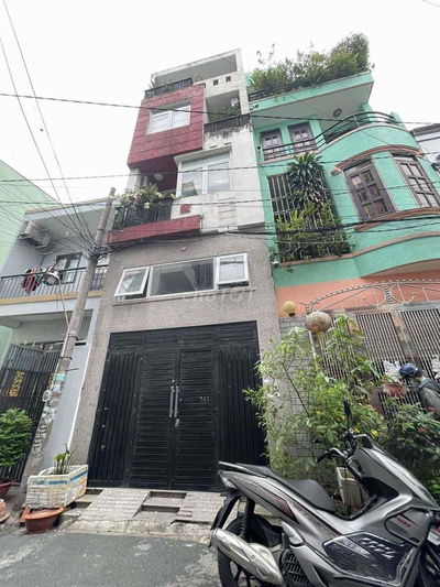 NHÀ 5 tầng BTCT chỉ 1 sẹc Dương Văn Dương, Tân Phú. hẻm 8m ngắn, thăng