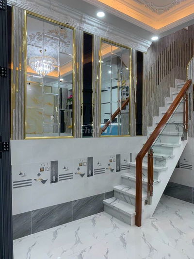 Nhà xây mới 1,2 tỷ  1 lầu 2 PN sát bên Gò Vấp