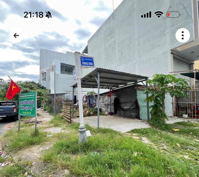 Cần bán Lô góc MT Phùng Hưng - Phú Xuân 2, Hoà Minh với giá đầu tư