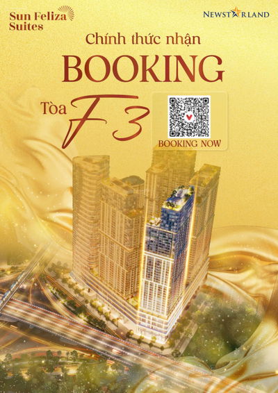 Booking F3 Sun Feliza-Ưu đãi ngập tràn: CK 18.5%, miễn phí QL 3 năm, vay LS 0% + Tặng quà khủng!
