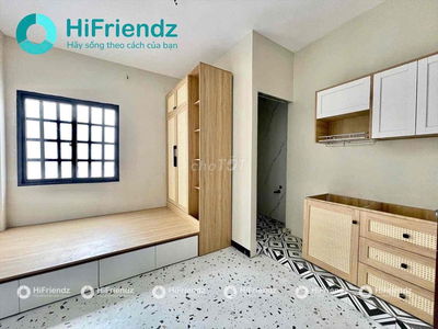 căn hộ studio 2 cửa sổ thoáng full nội thất mới