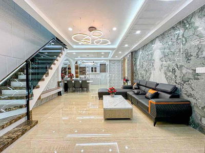 TÂN HƯNG QUẬN 7 - FULL NỘI THẤT ĐÁ HOA CƯƠNG - 4 TẦNG - HOÀN CÔNG