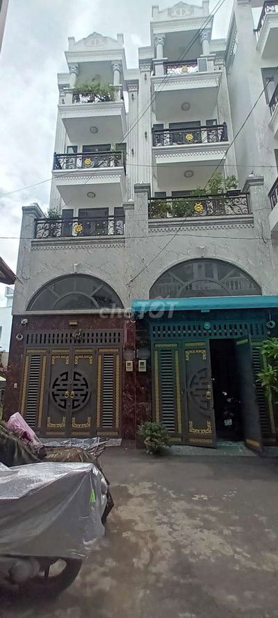 HẺM XE HƠI - 5 TẦNG BTCT - NHÀ MỚI TẶNG FULL NỘI THẤT_ NỞ HẬU 6.2M, GV