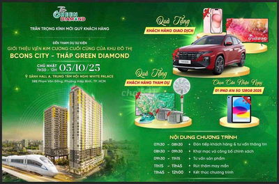 Căn hộ 54m2 2PN khu đô thị Bcons City TPHCM