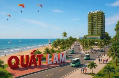 Gia đình tôi bán lô 156m giá 2tỷ250 mặt biển giao phong,quất lâm,vị trí đắc địa cạnh dự án Flamingo