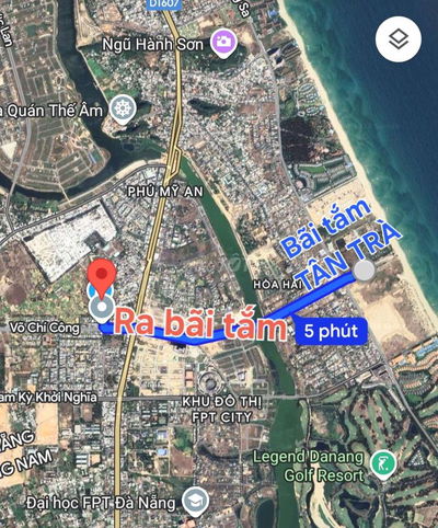 200m đến VÕ CHÍ CÔNG🗯🗯 5 put đến bã tắm TÂN TRÀ