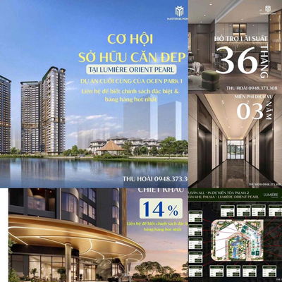 Lumiere Orient pearl - lumiere bayfront giá chiết khấu